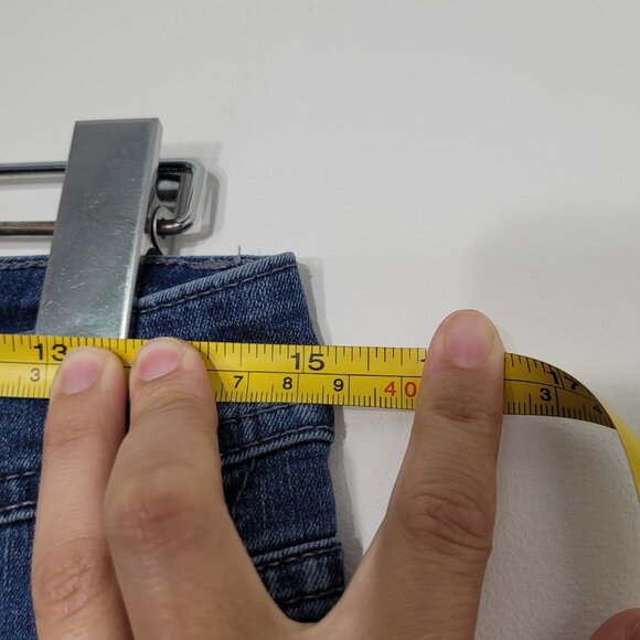 Calvin Klein | Blue Jean Denim Skinny Crop Capri Pants Stretch Classic 6 - Picture 10 of 11